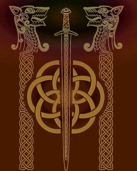 Меч кельтский