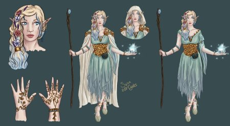 Днд эльфийка чародейка