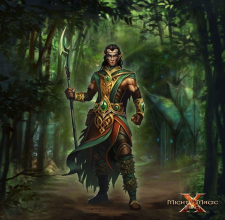 Лесной эльф друид днд