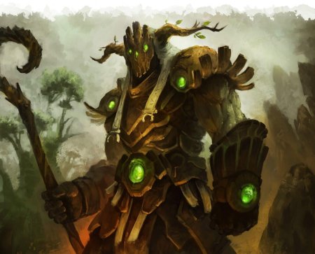 Warforged druid