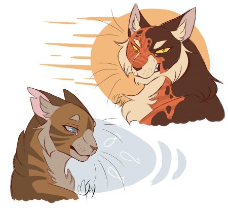 Коты воители арты