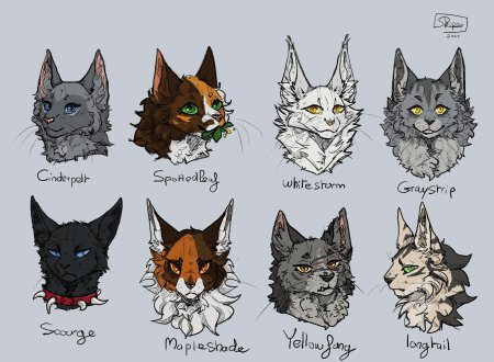 Коты воители персонажи