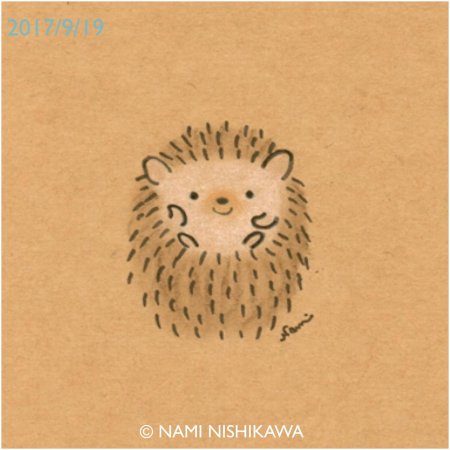 Ёжик милый рисунок