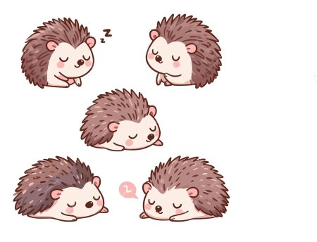 Милые ежики рисунки