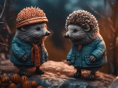 Ежик на рабочий стол