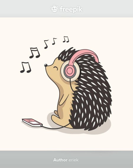 Мультяшный ежик