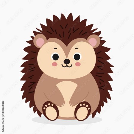 Ежик векторный