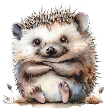 Милый ежик рисунок