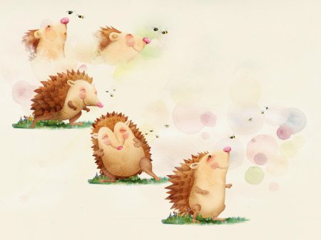 Ежик иллюстрация