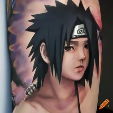 Тату наруто саске и итачи