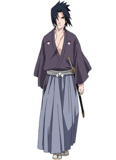 Саске учиха в кимоно