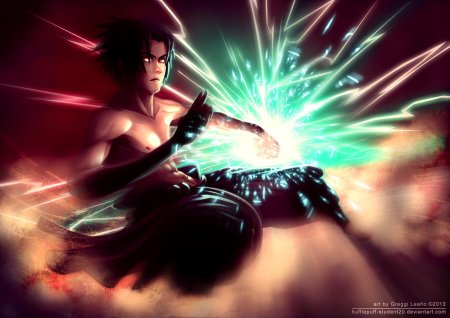 Саске учиха чидори