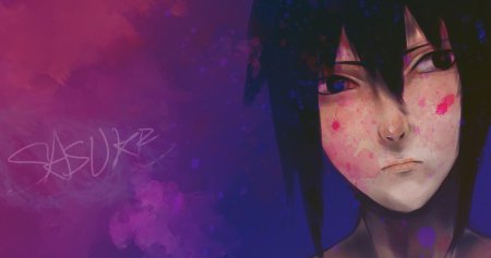 Обои учиха саске грустный