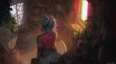 Девушка фэнтези арт