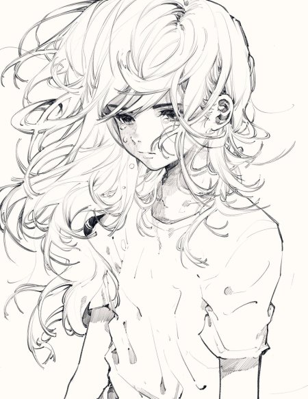 Эскиз аниме