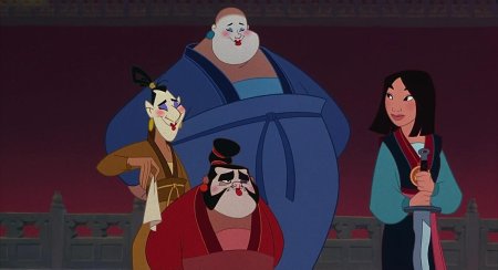 Герои мультфильма мулан