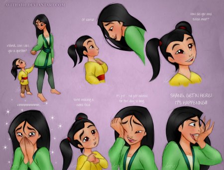 Диснеевские принцессы мулан