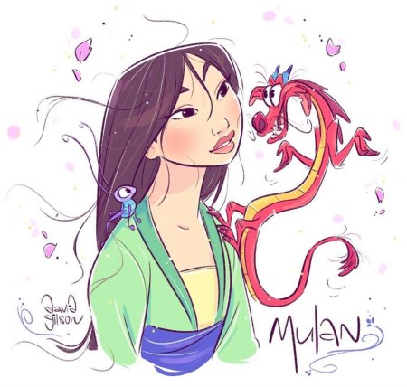 Мулан и мушу арт