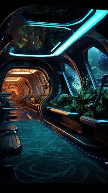 Футуристический интерьер