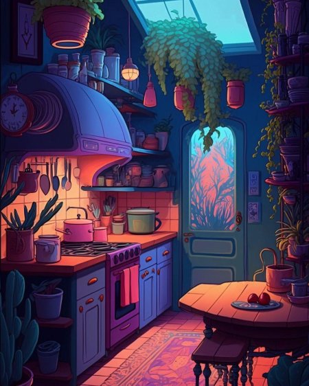 Кухня иллюстрация