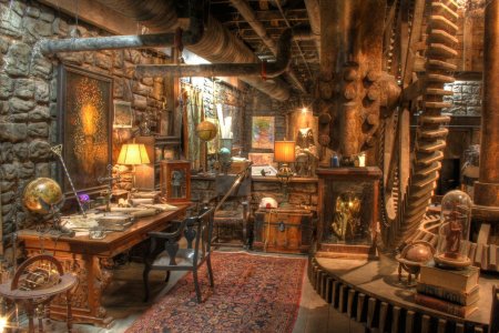 Стимпанк стиль в интерьере