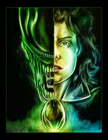 Чужой фан арт