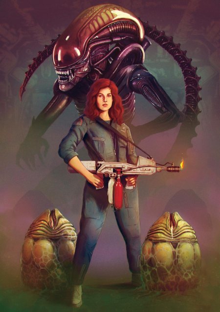 Эллен рипли и чужой арт