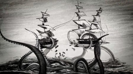 Гигантский осьминог кракен