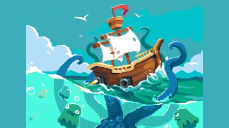 Корабль по пикселям