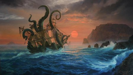 Кракен морское чудовище