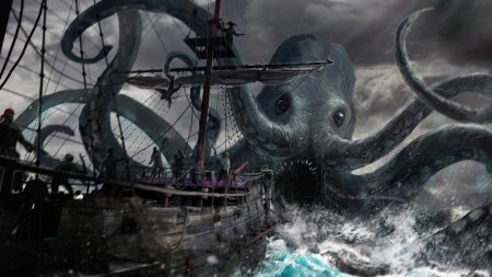 Кракен морской монстр