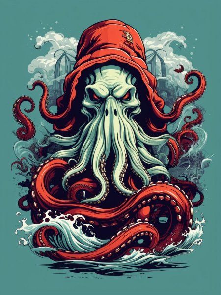 Ктулху рисунок