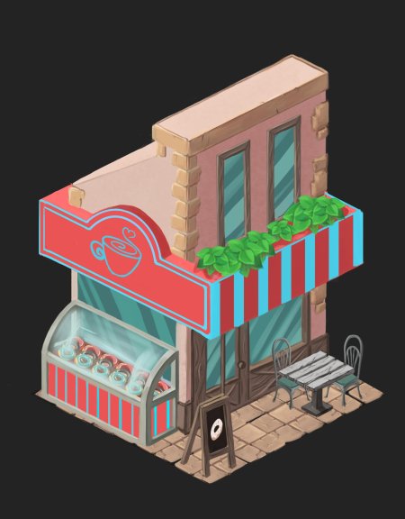 Кафе изометрия