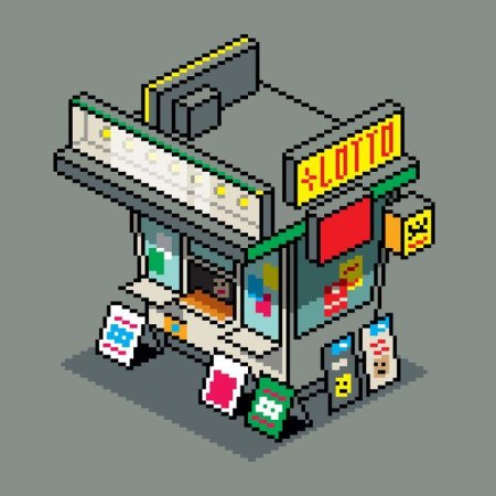 Isometric pixel art