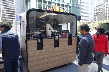 Зарядье робот бариста