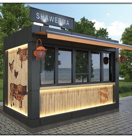 Торговый павильон шаурма