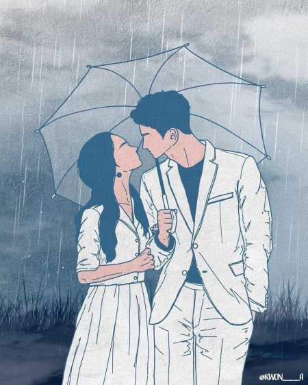 Мультяшные влюбленные пары