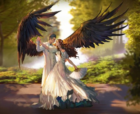 Красивая пара фэнтези