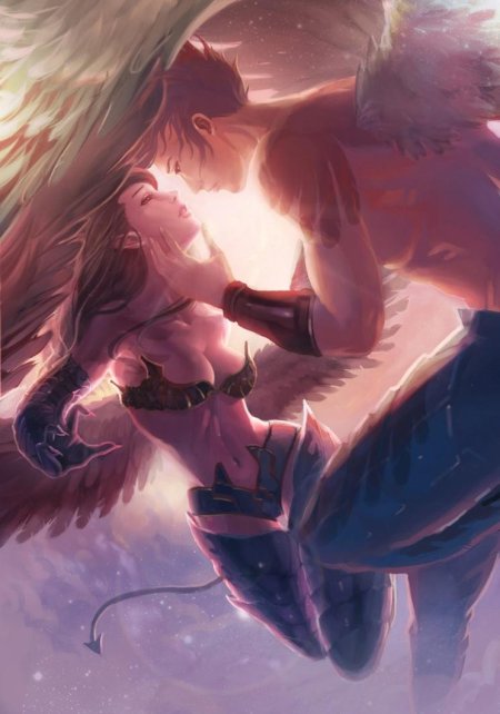 Ангел и демон любовь