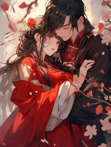 Пара аниме арт