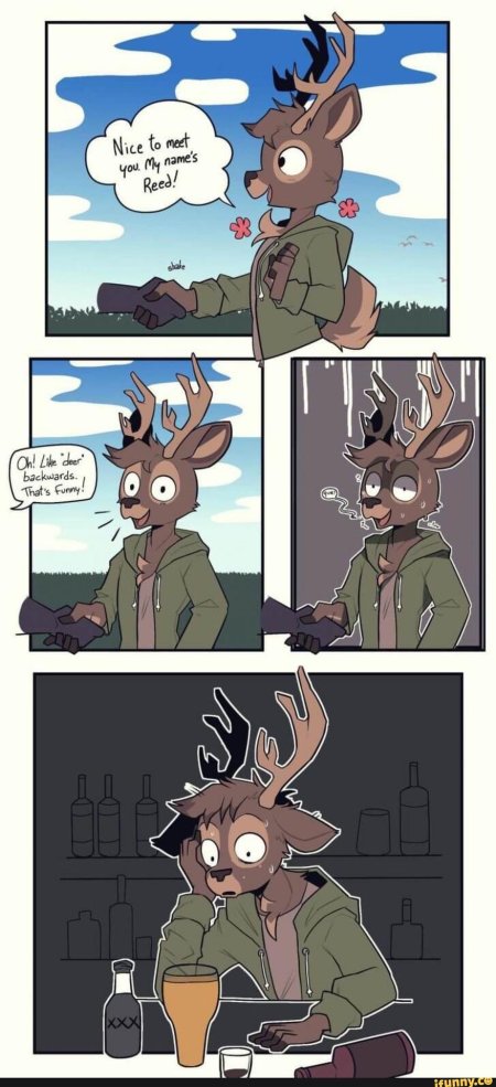 Комикс про оленей