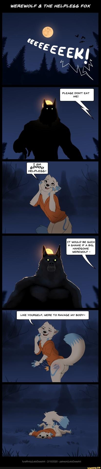 Вервольфа фурри комикс