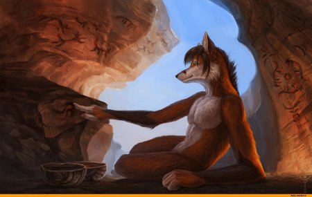 Фурри лис оборотень