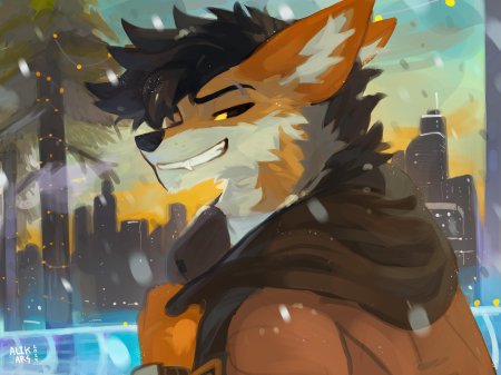 Фурри арт лис