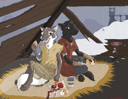 Волки фурри