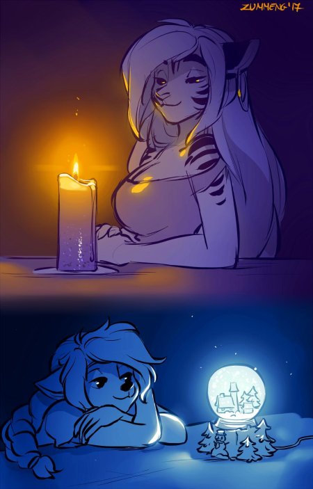 Фурри девушка