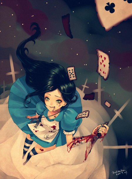 Алиса в стране чудес арт