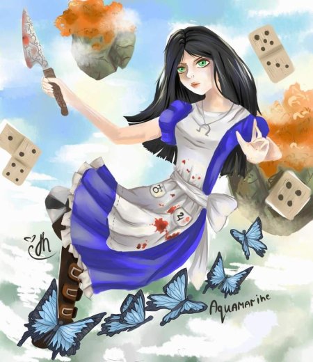 Фан арт алиса в стране кошмаров