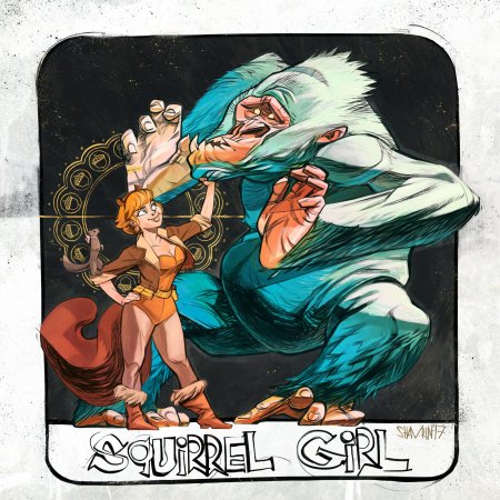 Девушка белка марвел