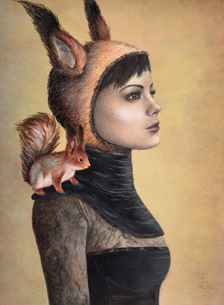 Белочка арт
